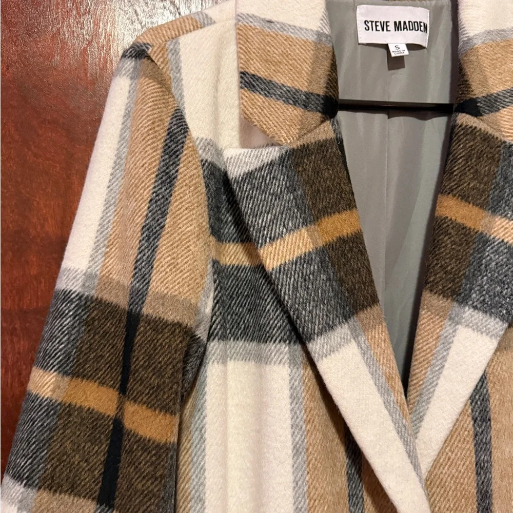 Steve Madden Cher Brushed Wool Coat - Picture 8 of 9